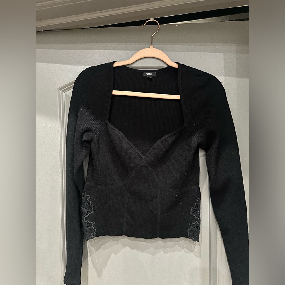 Express cropped sweater